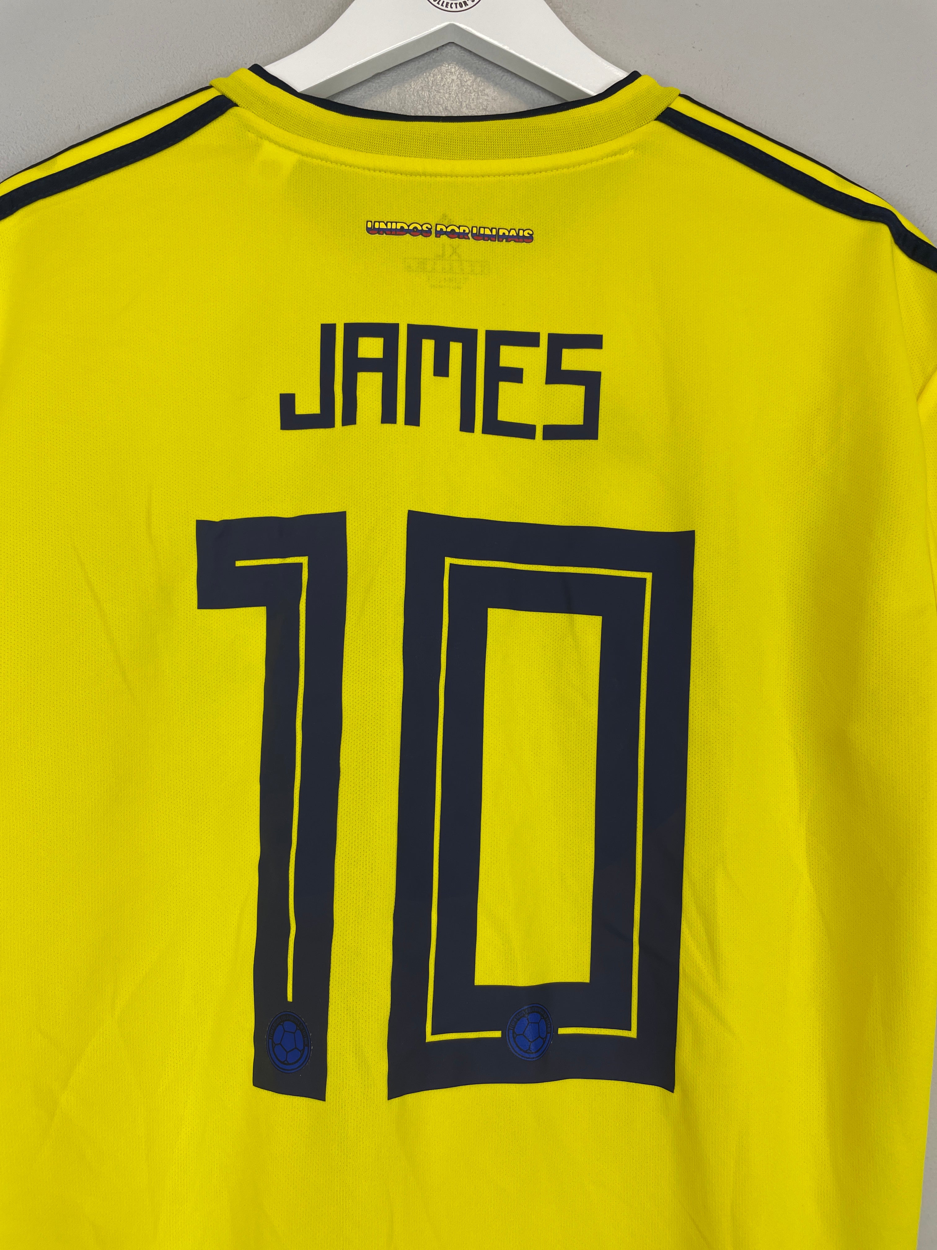 Shop 2018/19 COLOMBIA JAMES #10 HOME SHIRT (XL) ADIDAS, classic football shirts, vintage football shirts & retro soccer jerseys at Cult Kits