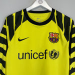 Shop 2010/11 BARCELONA GK SHIRT (M) NIKE, classic football shirts, vintage football shirts & retro soccer jerseys at Cult Kits