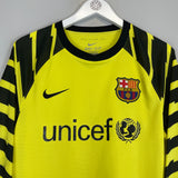 Shop 2010/11 BARCELONA GK SHIRT (M) NIKE, classic football shirts, vintage football shirts & retro soccer jerseys at Cult Kits