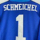 Shop 1995/97 MANCHESTER UNITED SCHMEICHEL #1 GK SHIRT (M) UMBRO, classic football shirts, vintage football shirts & retro soccer jerseys at Cult Kits