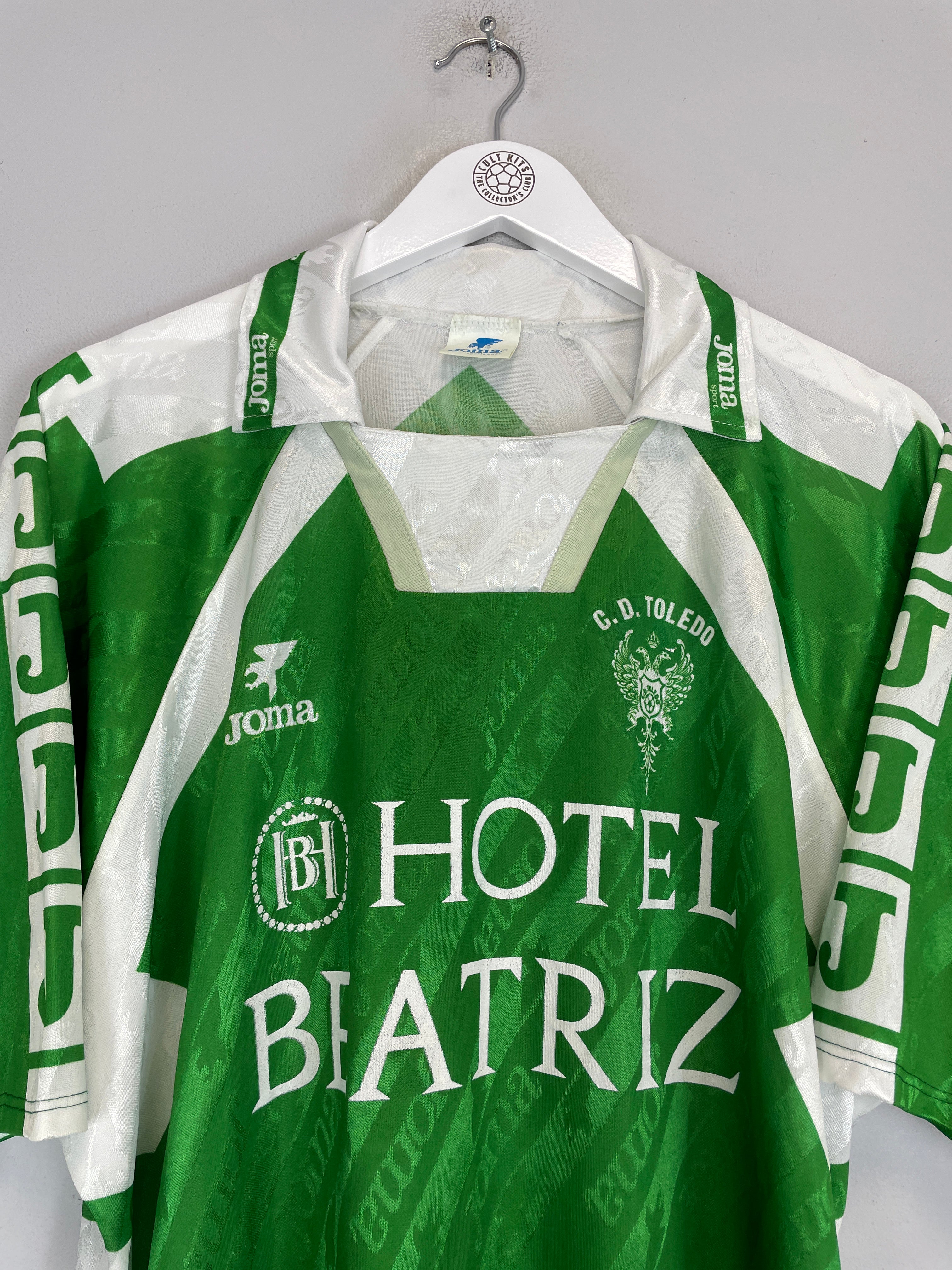 Shop 1994/95 CD TOLEDO #15 HOME SHIRT (XL) JOMA, classic football shirts, vintage football shirts & retro soccer jerseys at Cult Kits