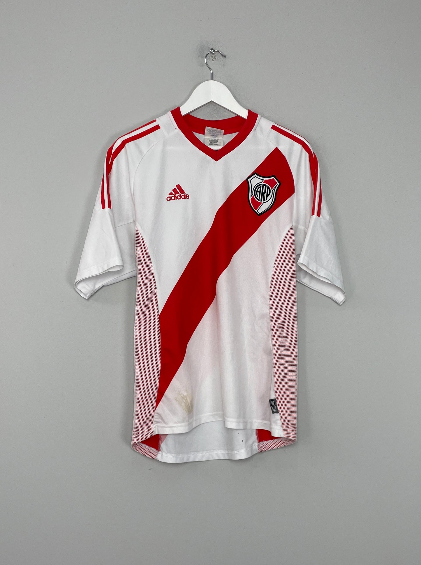 2002/04 RIVER PLATE SALAS #11 HOME SHIRT (M) ADIDAS