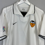Shop 2002/03 VALENCIA CAREW #7 HOME SHIRT (M) NIKE, classic football shirts, vintage football shirts & retro soccer jerseys at Cult Kits