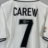 Shop 2002/03 VALENCIA CAREW #7 HOME SHIRT (M) NIKE, classic football shirts, vintage football shirts & retro soccer jerseys at Cult Kits
