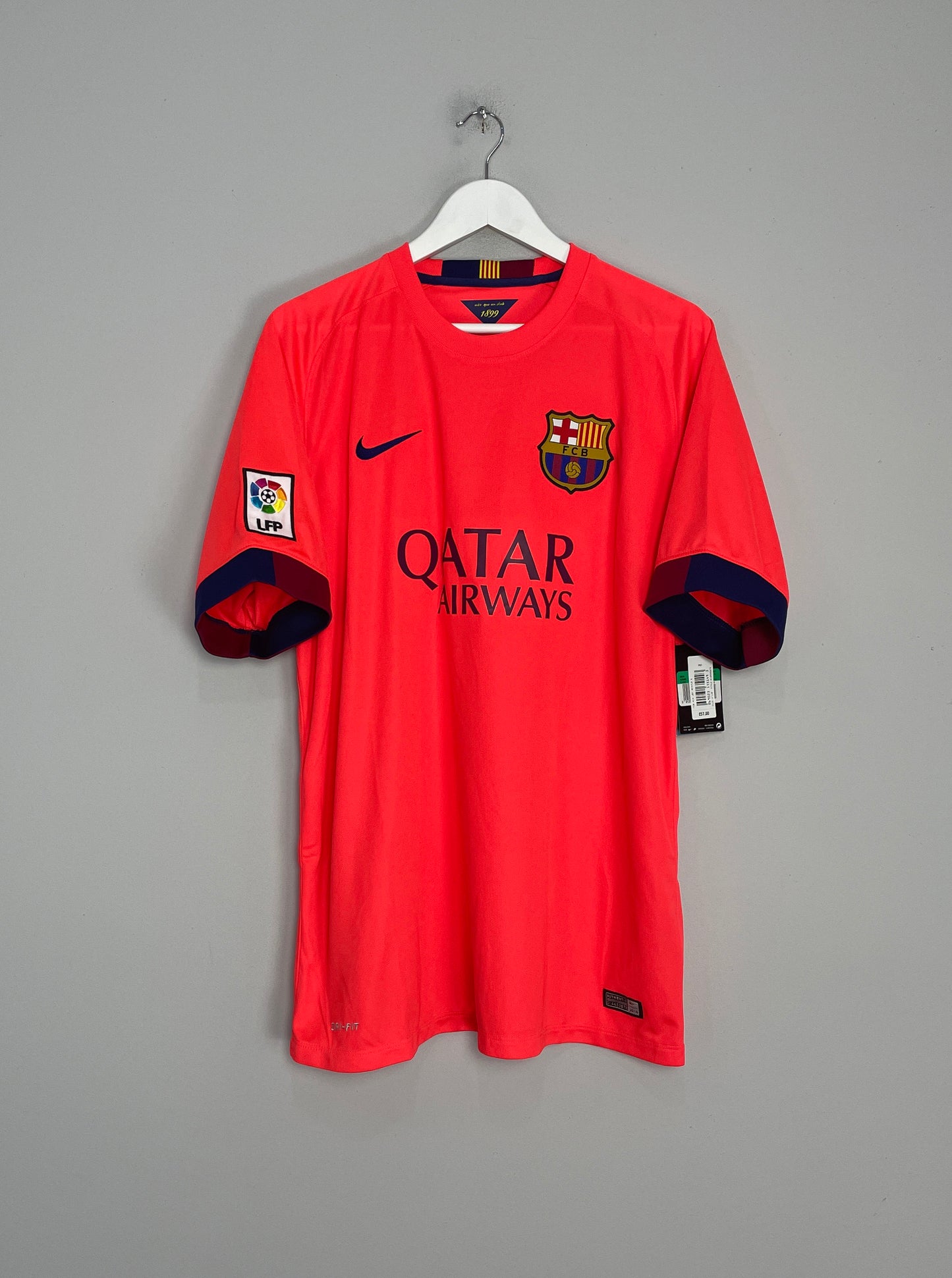 2014/15 BARCELONA MESSI #10 *BNWT* AWAY SHIRT (XL) NIKE