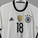 Shop 2016/17 GERMANY KROOS #18 HOME SHIRT (L) ADIDAS, classic football shirts, vintage football shirts & retro soccer jerseys at Cult Kits