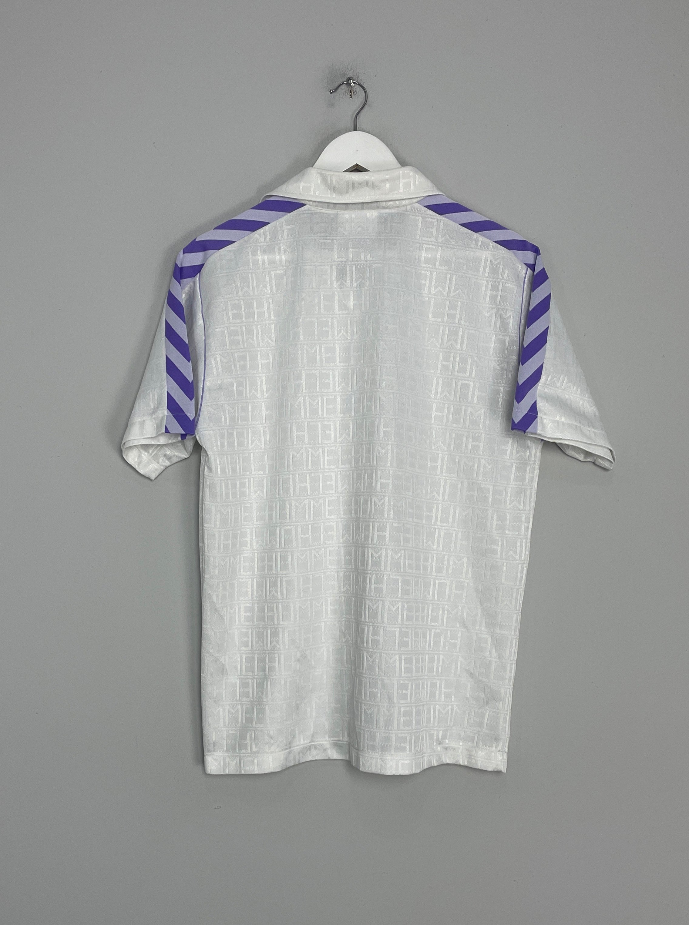 Shop 1988/90 REAL MADRID TEMPLATE/HOME SHIRT (M) HUMMEL, classic football shirts, vintage football shirts & retro soccer jerseys at Cult Kits