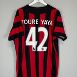 Shop 2011/12 MANCHESTER CITY YAYA TOURE #42 AWAY SHIRT (XXL) UMBRO, classic football shirts, vintage football shirts & retro soccer jerseys at Cult Kits