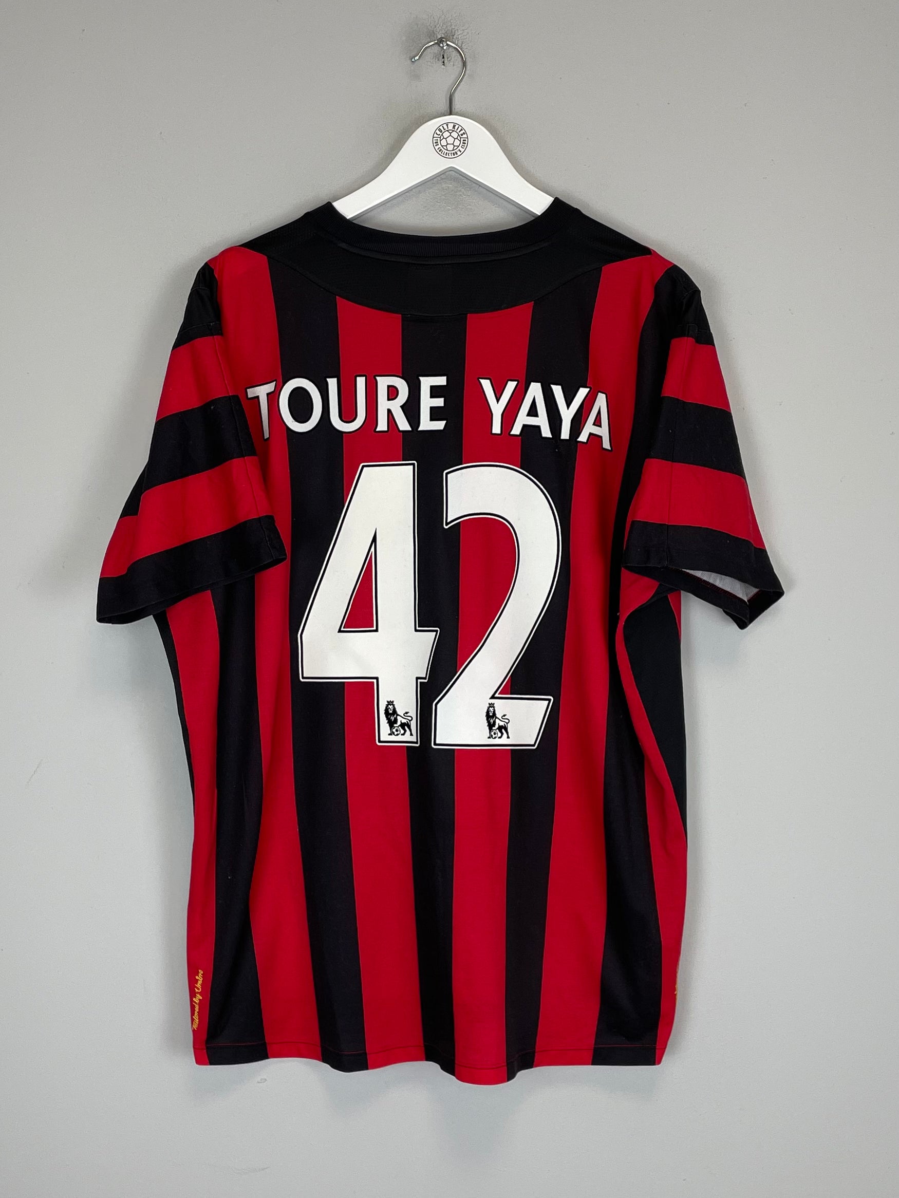 Shop 2011/12 MANCHESTER CITY YAYA TOURE #42 AWAY SHIRT (XXL) UMBRO, classic football shirts, vintage football shirts & retro soccer jerseys at Cult Kits