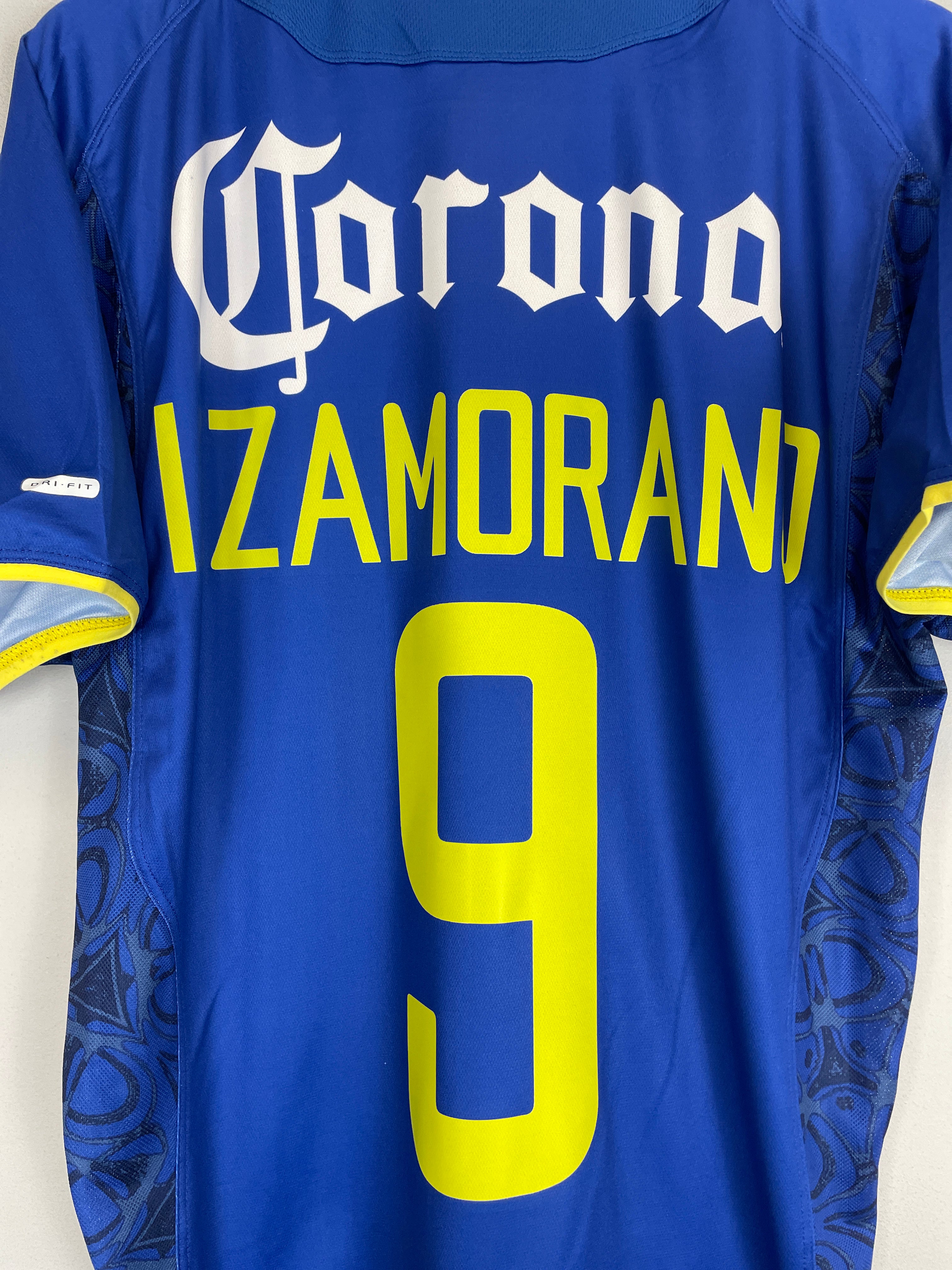 Shop 2002/03 CLUB AMERICA ZAMORANO #9 AWAY SHIRT (L) NIKE, classic football shirts, vintage football shirts & retro soccer jerseys at Cult Kits