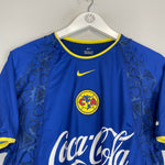 Shop 2002/03 CLUB AMERICA C.BLANCO AWAY SHIRT (M) NIKE, classic football shirts, vintage football shirts & retro soccer jerseys at Cult Kits