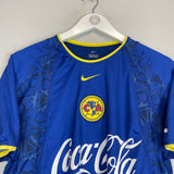 Shop 2002/03 CLUB AMERICA C.BLANCO AWAY SHIRT (M) NIKE, classic football shirts, vintage football shirts & retro soccer jerseys at Cult Kits