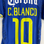 Shop 2002/03 CLUB AMERICA C.BLANCO AWAY SHIRT (M) NIKE, classic football shirts, vintage football shirts & retro soccer jerseys at Cult Kits
