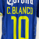 Shop 2002/03 CLUB AMERICA C.BLANCO AWAY SHIRT (M) NIKE, classic football shirts, vintage football shirts & retro soccer jerseys at Cult Kits