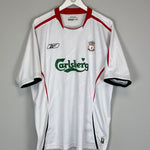 Shop 2005/06 LIVERPOOL LUIS GARCIA #10 AWAY SHIRT (XL) REEBOK, classic football shirts, vintage football shirts & retro soccer jerseys at Cult Kits