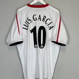 Shop 2005/06 LIVERPOOL LUIS GARCIA #10 AWAY SHIRT (XL) REEBOK, classic football shirts, vintage football shirts & retro soccer jerseys at Cult Kits