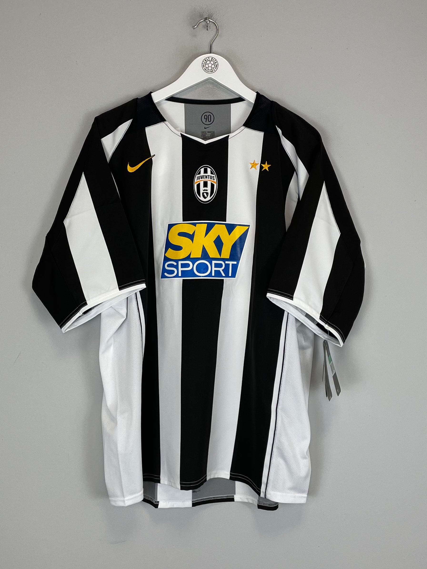 Shop 2004/05 JUVENTUS DEL PIERO #10 *BNWT* HOME SHIRT (XL) NIKE, classic football shirts, vintage football shirts & retro soccer jerseys at Cult Kits