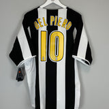 Shop 2004/05 JUVENTUS DEL PIERO #10 *BNWT* HOME SHIRT (XL) NIKE, classic football shirts, vintage football shirts & retro soccer jerseys at Cult Kits