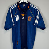 Shop 1998/99 SPAIN RAUL #7 AWAY SHIRT (XL) ADIDAS, classic football shirts, vintage football shirts & retro soccer jerseys at Cult Kits