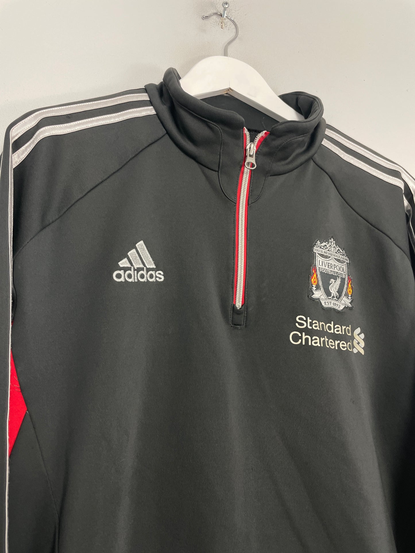 2011/12 LIVERPOOL 1/4 ZIP JACKET (M) ADIDAS
