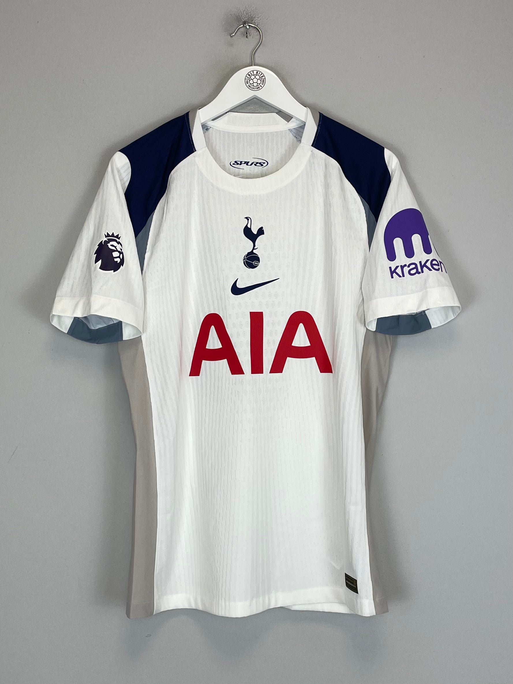 Shop 2025/26 TOTTENHAM BERGVALL #15 *AUTHENTIC* HOME SHIRT (M) NIKE, classic football shirts, vintage football shirts & retro soccer jerseys at Cult Kits