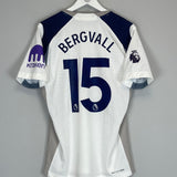 Shop 2025/26 TOTTENHAM BERGVALL #15 *AUTHENTIC* HOME SHIRT (M) NIKE, classic football shirts, vintage football shirts & retro soccer jerseys at Cult Kits