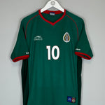 Shop 2002/03 MEXICO C.BLANCO #10 HOME SHIRT (S) ATLETICA, classic football shirts, vintage football shirts & retro soccer jerseys at Cult Kits