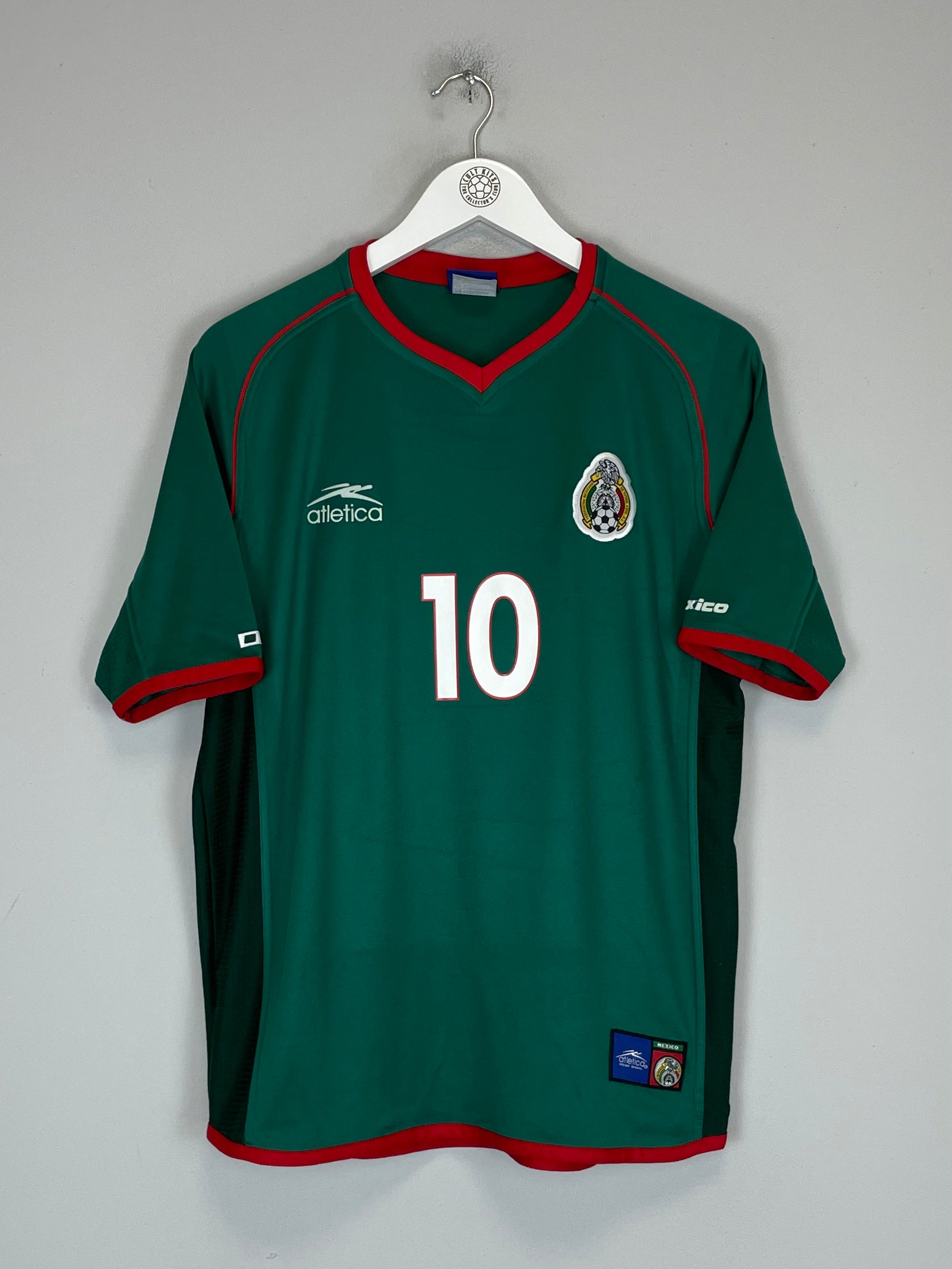 Shop 2002/03 MEXICO C.BLANCO #10 HOME SHIRT (S) ATLETICA, classic football shirts, vintage football shirts & retro soccer jerseys at Cult Kits