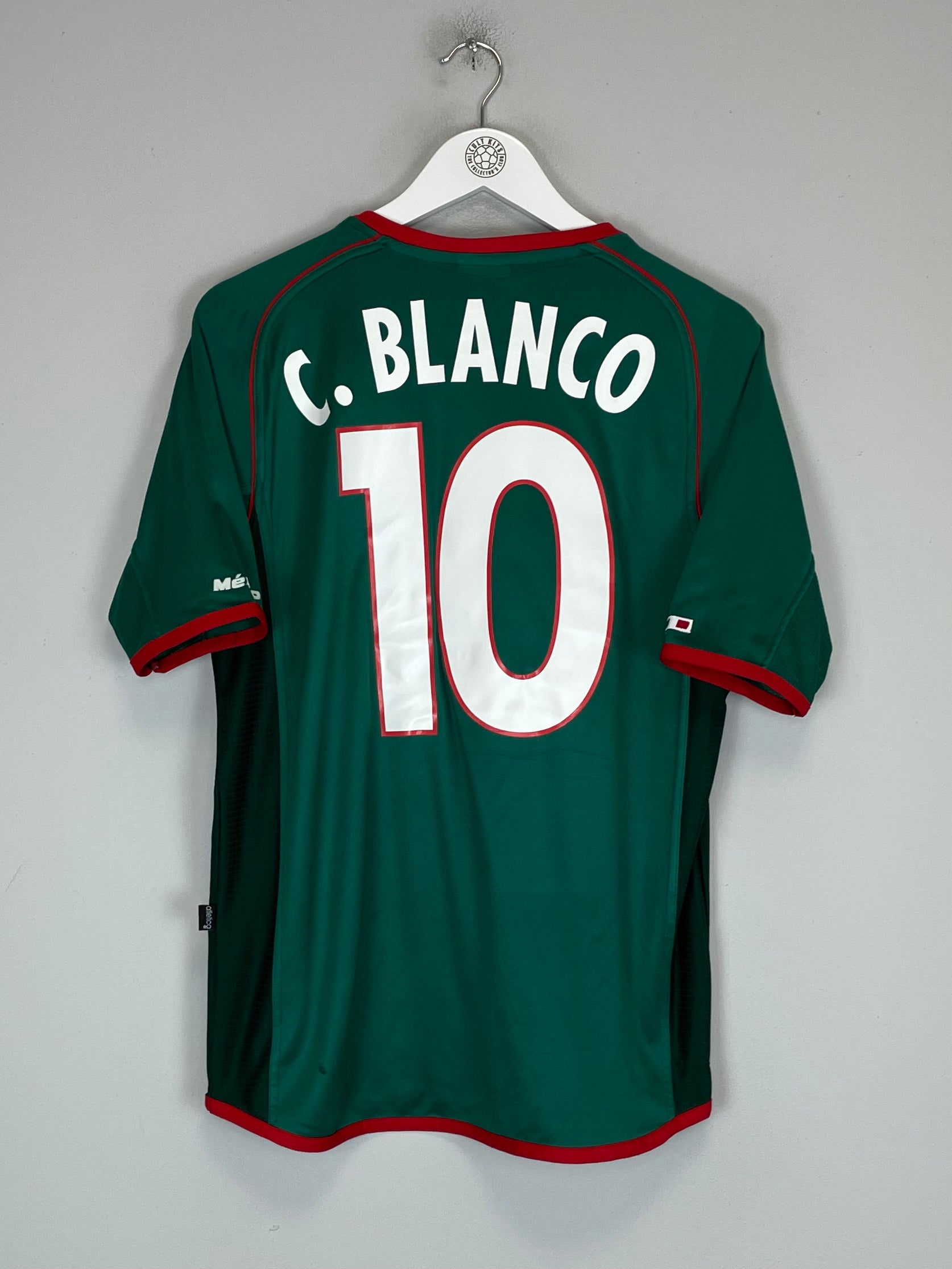 Shop 2002/03 MEXICO C.BLANCO #10 HOME SHIRT (S) ATLETICA, classic football shirts, vintage football shirts & retro soccer jerseys at Cult Kits