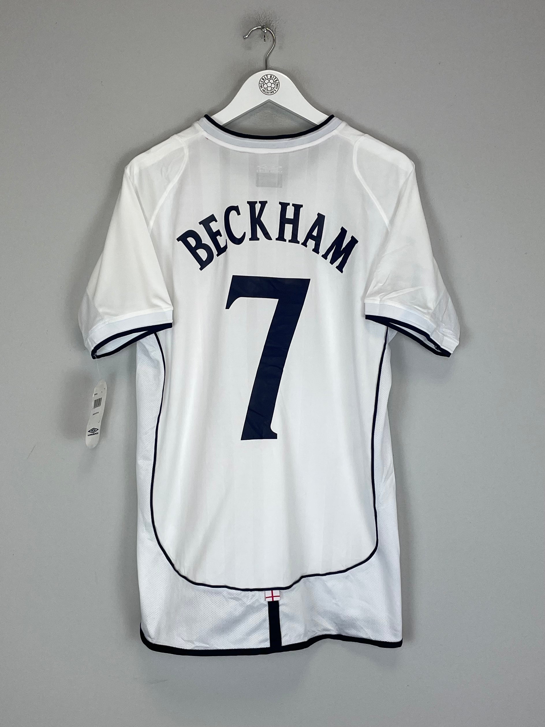 2001/03 ENGLAND BECKHAM #7 *BNWT* HOME SHIRT (XL) UMBRO – Cult Kits 2001/03 ENGLAND BECKHAM #7 *BNWT* HOME SHIRT (XL) UMBRO – Cult Kits