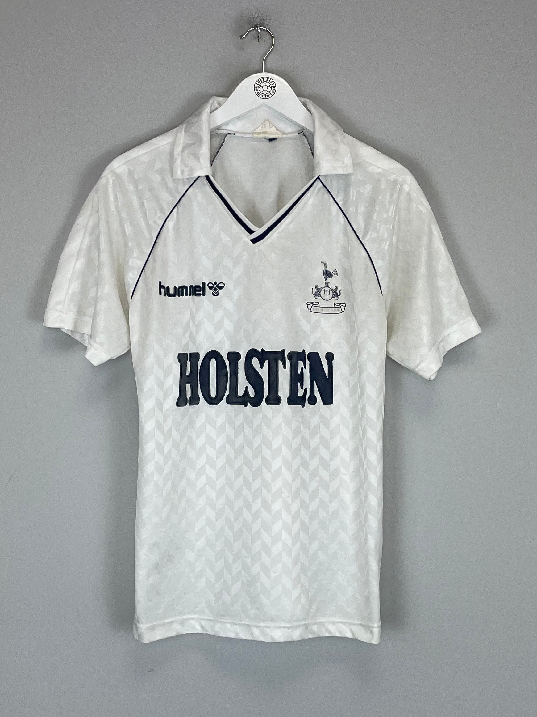 Shop 1987/89 TOTTENHAM HOME SHIRT (M) HUMMEL, classic football shirts, vintage football shirts & retro soccer jerseys at Cult Kits