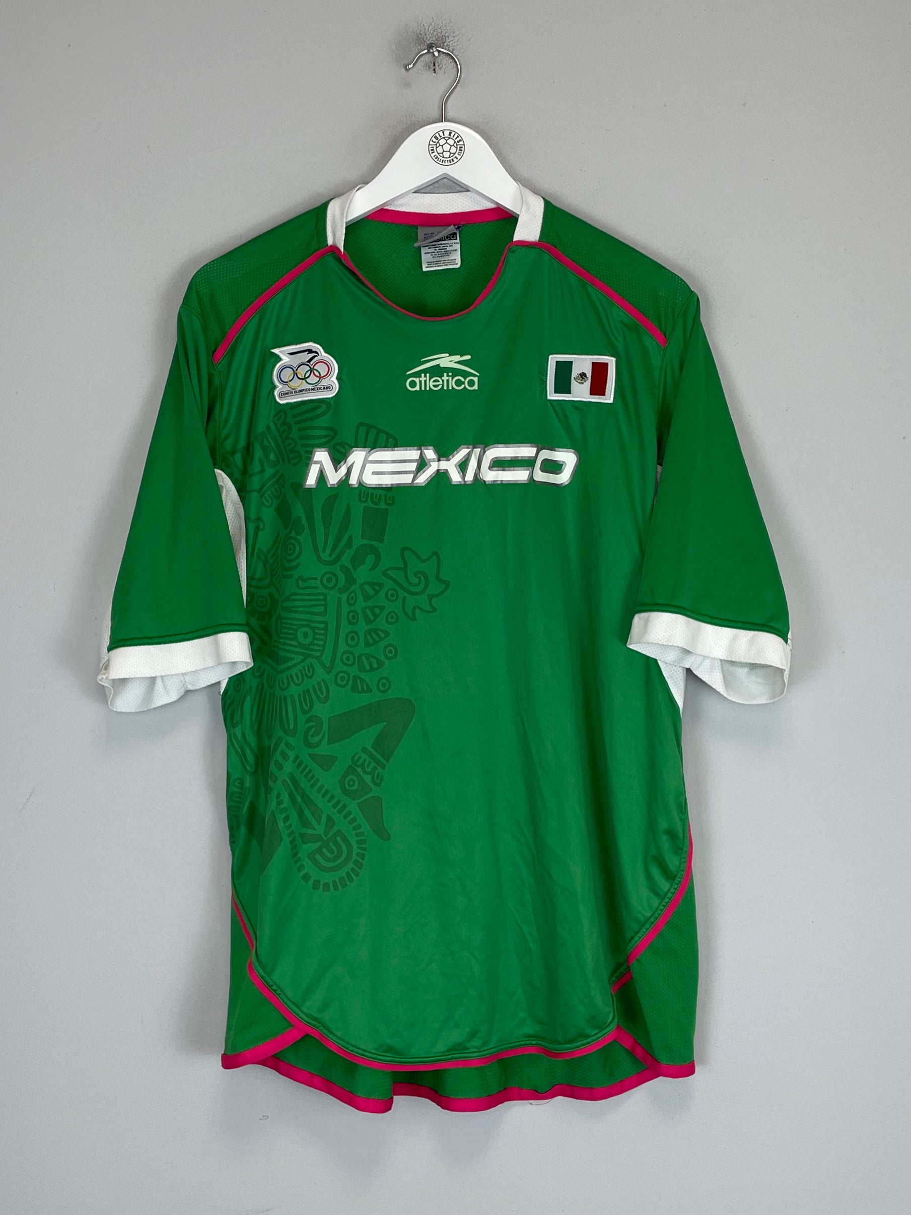 Shop 2004 MEXICO OLYMPICS SHIRT (L) ATLETICA, classic football shirts, vintage football shirts & retro soccer jerseys at Cult Kits