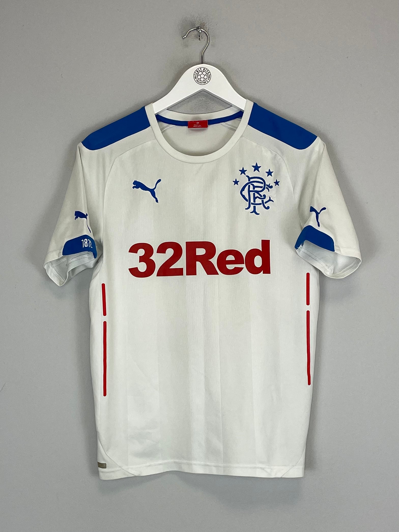 Shop 2014/15 RANGERS AWAY SHIRT (S) PUMA, classic football shirts, vintage football shirts & retro soccer jerseys at Cult Kits