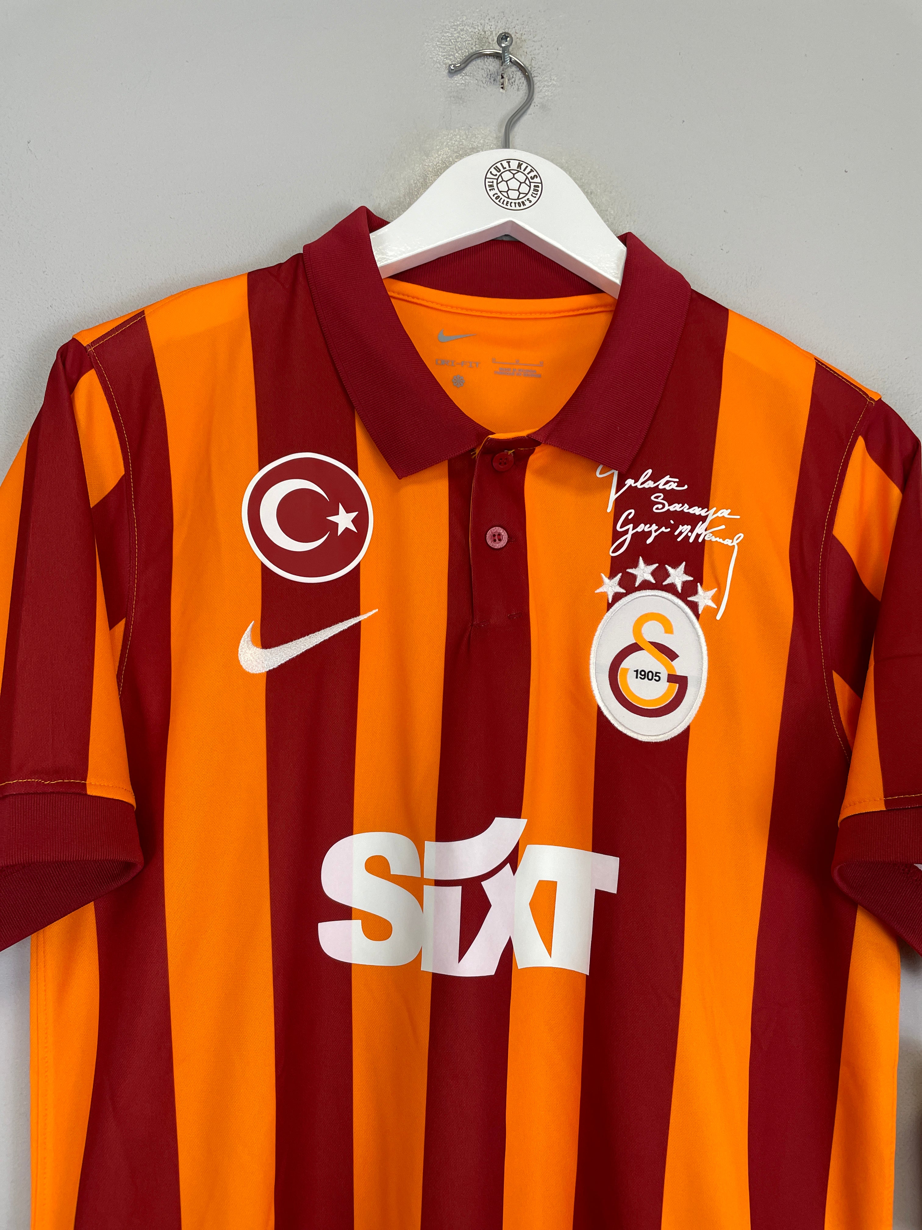 Shop 2023/24 GALATASARAY *BNWT* 100 YEAR SHIRT (M) NIKE, classic football shirts, vintage football shirts & retro soccer jerseys at Cult Kits