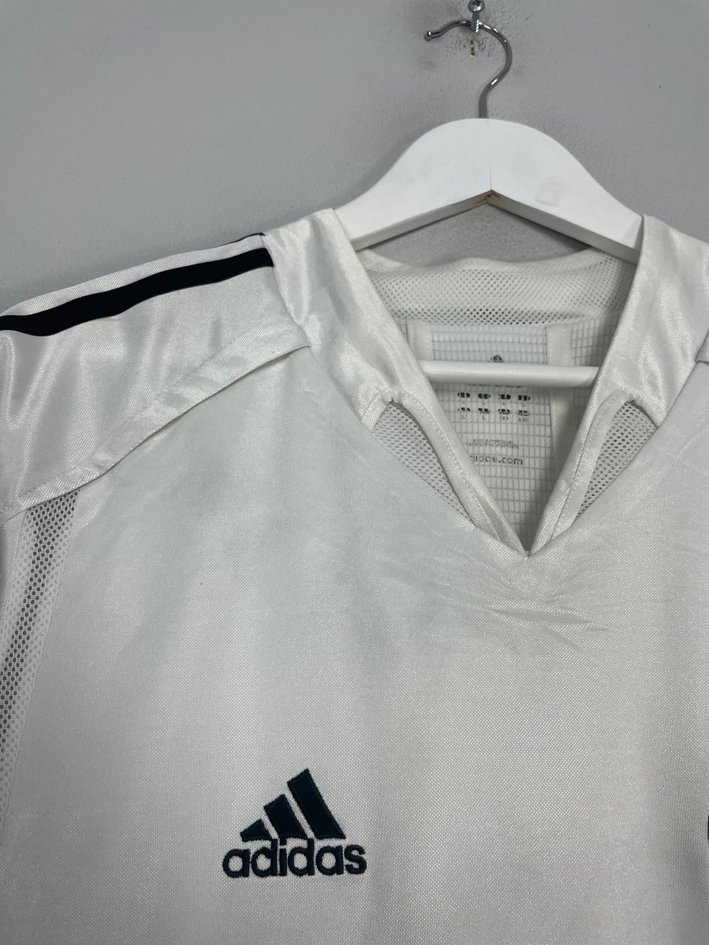 2004/05 REAL MADRID RONALDO #9 *PLAYER ISSUE* HOME SHIRT (L) ADIDAS