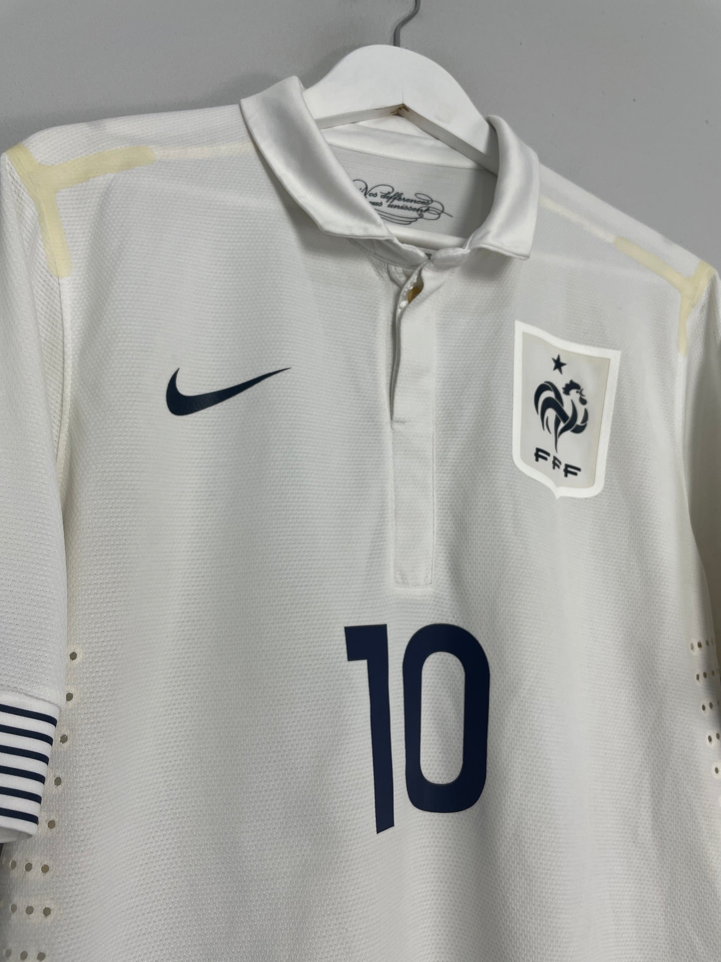 2012/13 FRANCE BENZEMA #10 *PLAYER ISSUE* AWAY SHIRT (L) ADIDAS