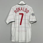Shop 2003/05 MANCHESTER UNITED RONALDO #7 C/L THIRD SHIRT (L) NIKE, classic football shirts, vintage football shirts & retro soccer jerseys at Cult Kits