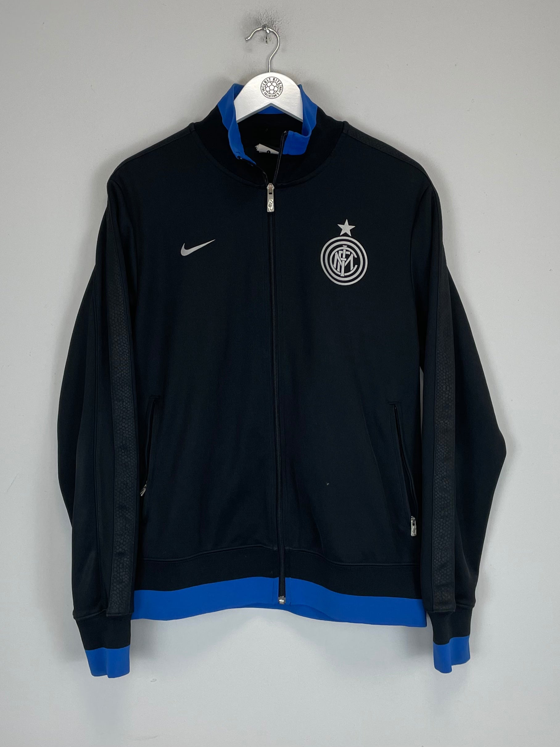 Shop 2012/13 INTER MILAN TRACK JACKET (L) NIKE, classic football shirts, vintage football shirts & retro soccer jerseys at Cult Kits