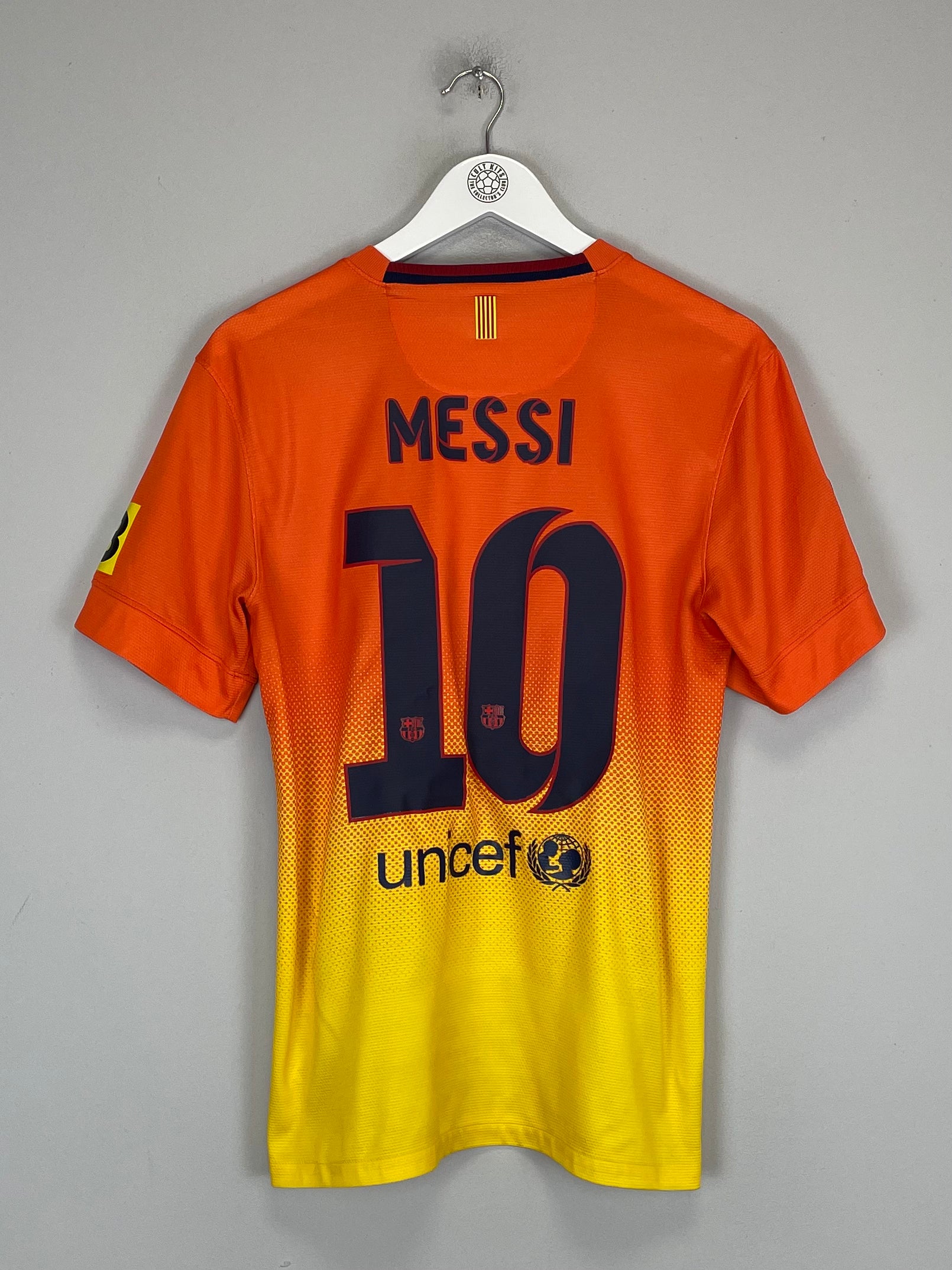 Shop 2012/13 BARCELONA MESSI #10 AWAY SHIRT (S) NIKE, classic football shirts, vintage football shirts & retro soccer jerseys at Cult Kits