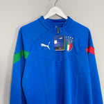 Shop 2022/23 Italy *BNWT* 1/4 Zip Training Jumper (Multiple Sizes) Puma, classic football shirts, vintage football shirts & retro soccer jerseys at Cult Kits