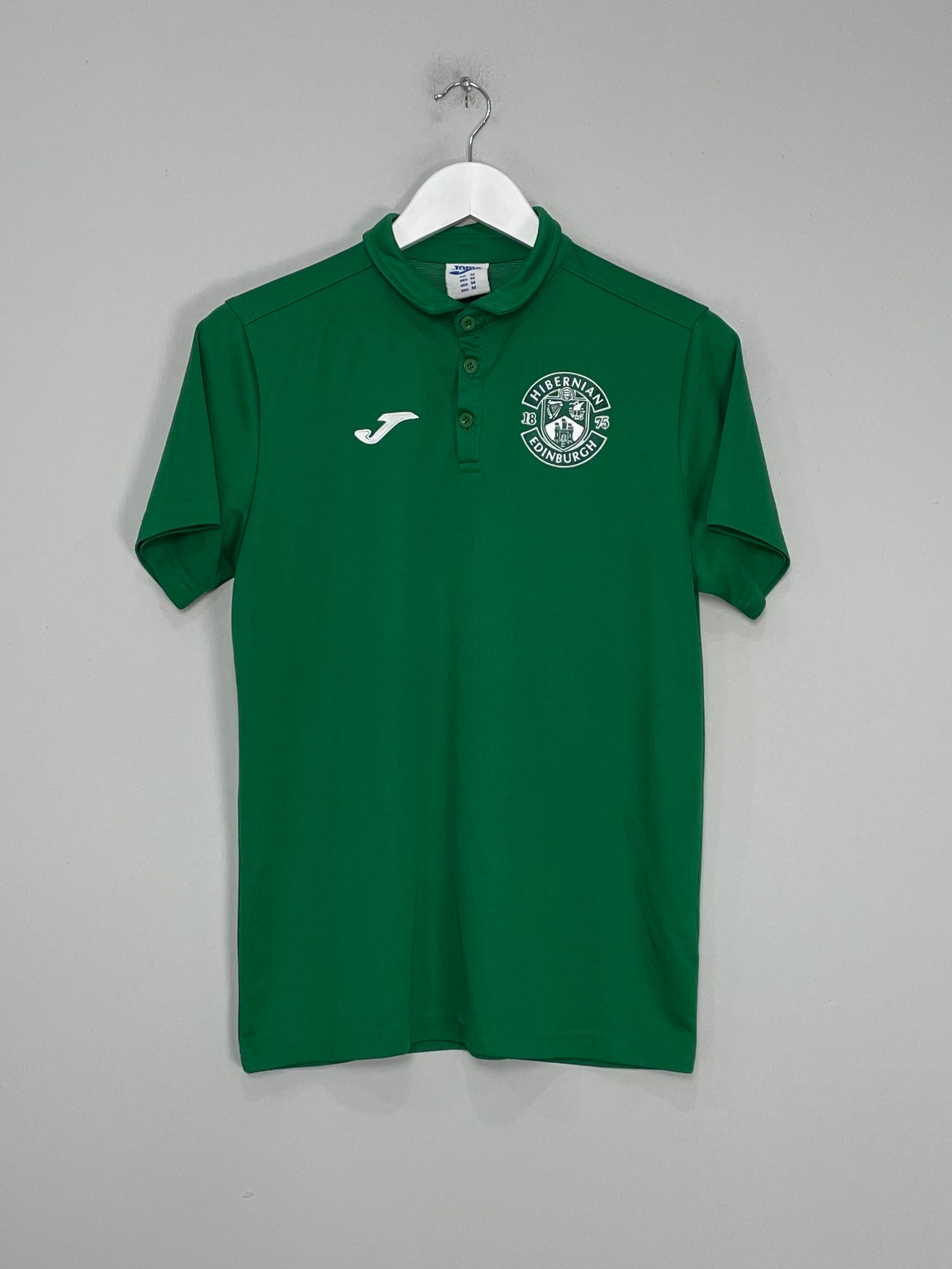 Shop 2021/22 HIBERNIAN POLO SHIRT (M) JOMA, classic football shirts, vintage football shirts & retro soccer jerseys at Cult Kits