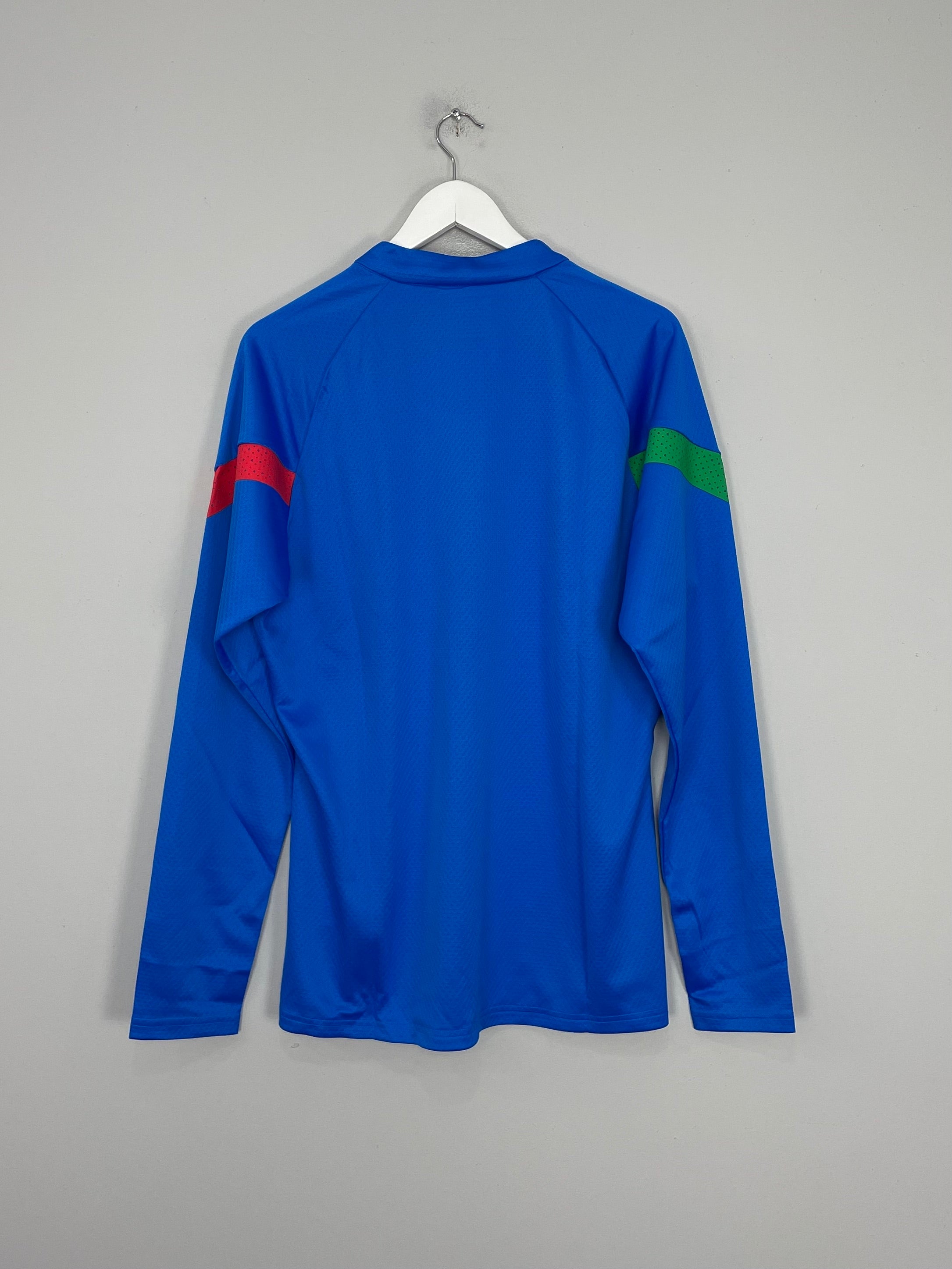 Shop 2022/23 Italy *BNWT* 1/4 Zip Training Jumper (Multiple Sizes) Puma, classic football shirts, vintage football shirts & retro soccer jerseys at Cult Kits