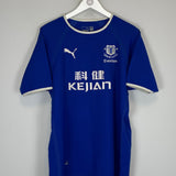 Shop 2003/04 EVERTON GRAVESEN #16 *BNWT* HOME SHIRT (L) PUMA, classic football shirts, vintage football shirts & retro soccer jerseys at Cult Kits