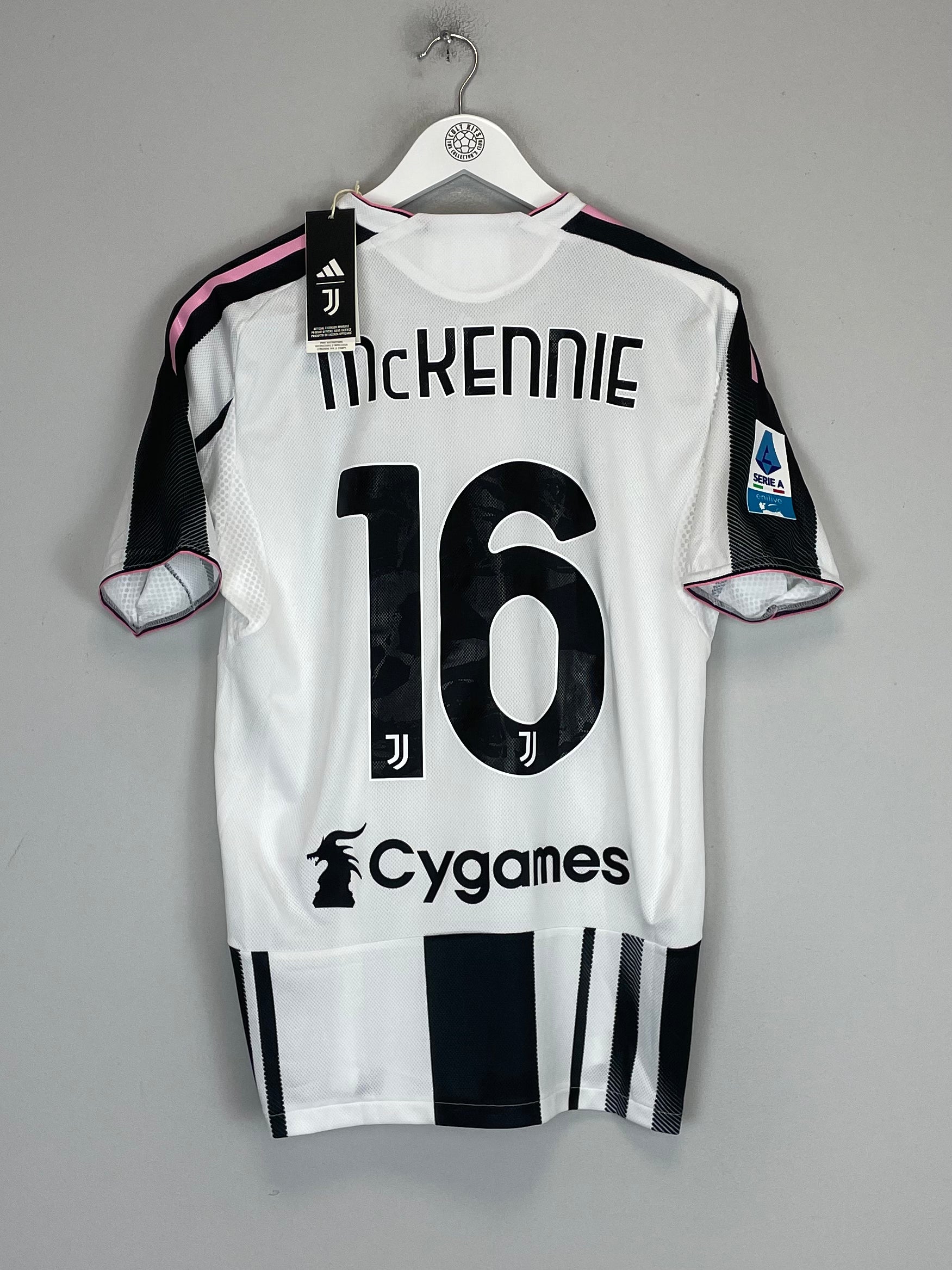 Shop 2025/26 JUVENTUS MCKENNIE #16 *AUTHENTIC* BNWT HOME SHIRT (M) ADIDAS, classic football shirts, vintage football shirts & retro soccer jerseys at Cult Kits