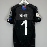 Shop 2017/18 ITALY BUFFON #1 *BNWT* MATCH ISSUE v SWEDEN GK SHIRT (XL) PUMA, classic football shirts, vintage football shirts & retro soccer jerseys at Cult Kits