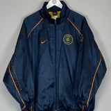 Shop 2001/02 INTER MILAN TRACK JACKET (L) NIKE, classic football shirts, vintage football shirts & retro soccer jerseys at Cult Kits