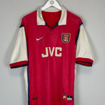 Shop 1998/99 ARSENAL HOME SHIRT (L) NIKE, classic football shirts, vintage football shirts & retro soccer jerseys at Cult Kits