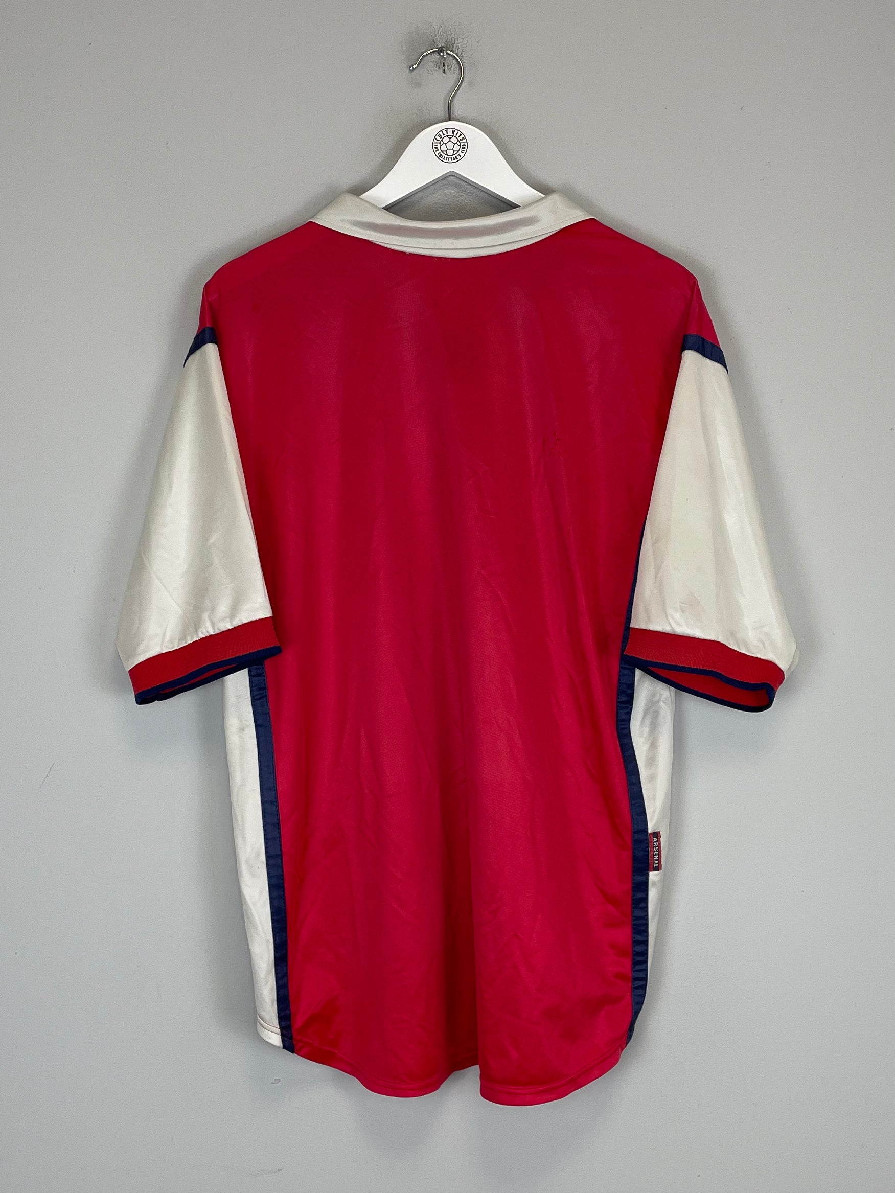 Shop 1998/99 ARSENAL HOME SHIRT (L) NIKE, classic football shirts, vintage football shirts & retro soccer jerseys at Cult Kits