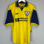 Shop 1995/97 TOTTENHAM SHERINGHAM #10 THIRD SHIRT (L) PONY, classic football shirts, vintage football shirts & retro soccer jerseys at Cult Kits