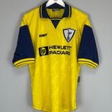 Shop 1995/97 TOTTENHAM SHERINGHAM #10 THIRD SHIRT (L) PONY, classic football shirts, vintage football shirts & retro soccer jerseys at Cult Kits